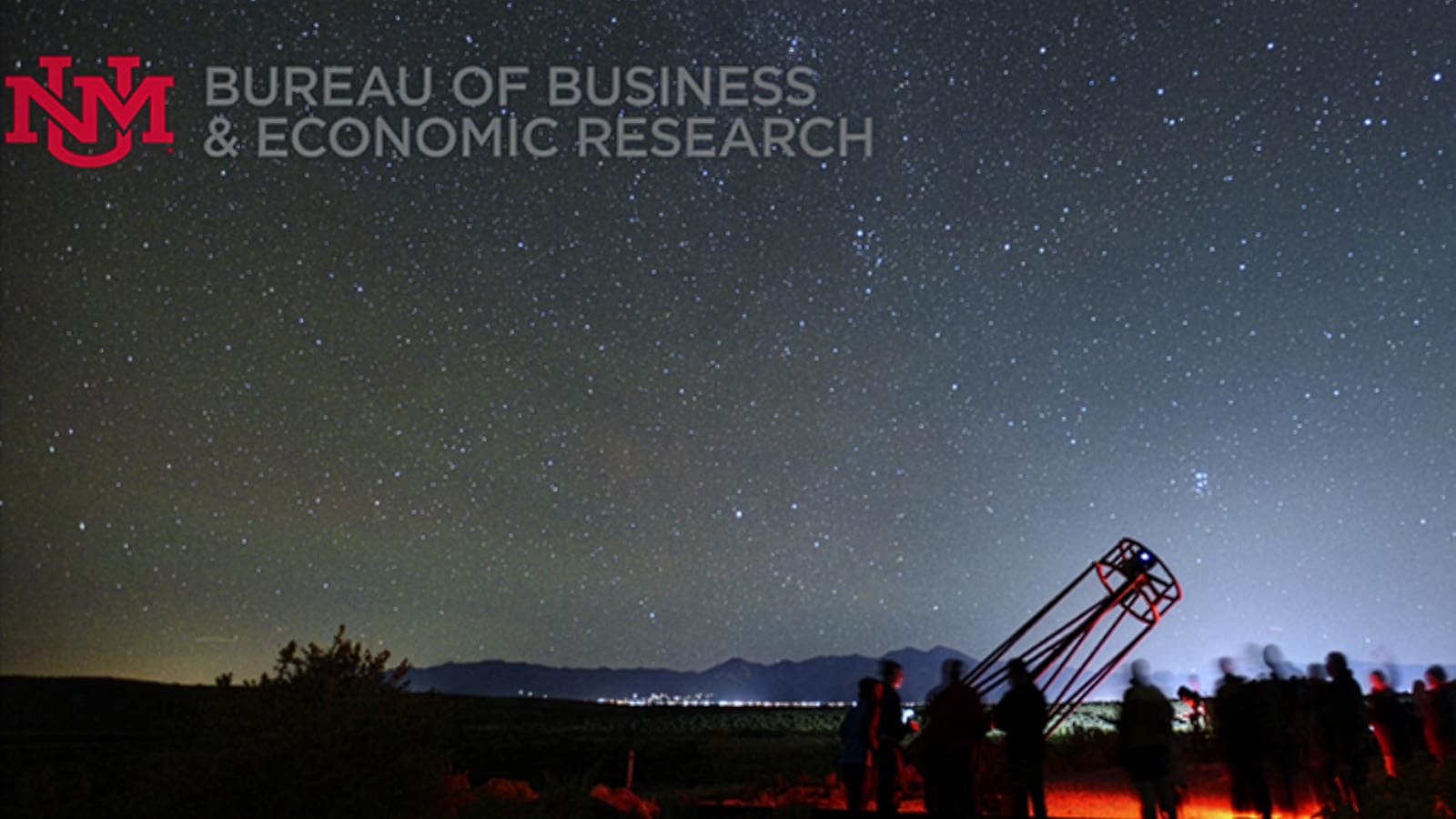 unm-taos-featured UNM Taos campus at night with logo overlayed